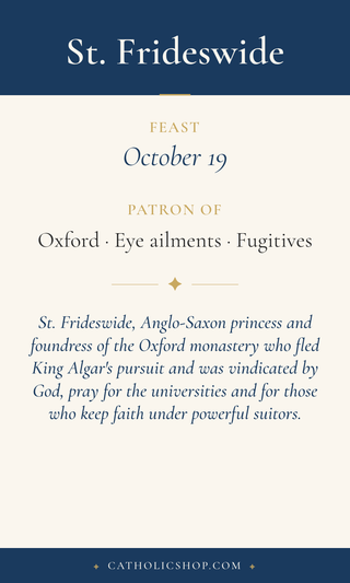 St. Frideswide Holy Cards
