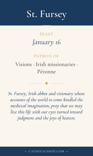 St. Fursey Holy Cards