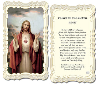 50-Pack - Sacred Heart Of Jesus Holy Card