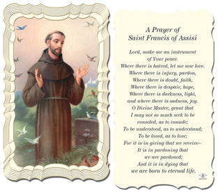 50-Pack - St Francis Of Assisi Prayer Holy Card