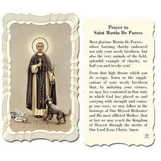 50-Pack - Saint Martin De Porres Holy Card