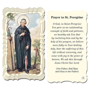 50-Pack - Saint Peregrine Holy Card