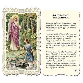 50-Pack - Saint Raphael The Archangel Holy Card