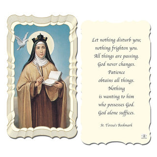 50-Pack - St Therese'S Bookmark