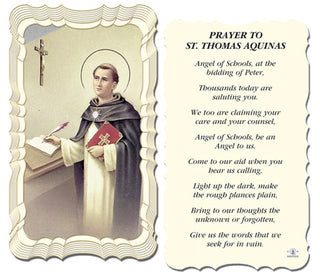 50-Pack - Saint Thomas Aquinas Holy Card
