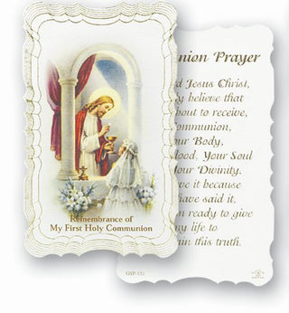 50-Pack - Communion Girl Holy Card