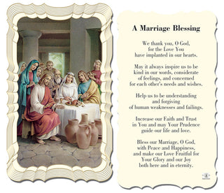 50-Pack - A Marriage Blessing Holy Card