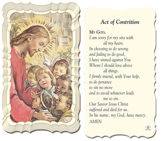 50-Pack - Act Of Contrition Holy Card