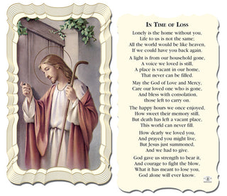 50-Pack - In Time Of Loss Holy Card