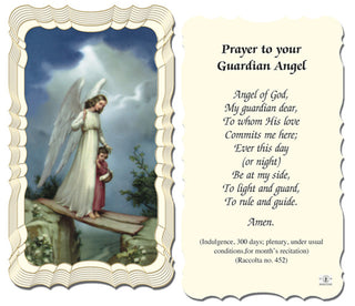 50-Pack - Guardian Angel Holy Card