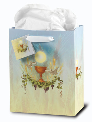 Communion Medium Gift Bag With Tissue