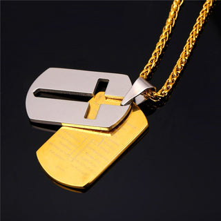 Lord's Prayer Dog Tag