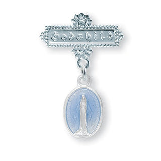 13/16-inch Gold Over Sterling Silver First Holy Communion Pendant