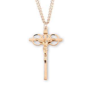 2 1 16 Inch Sterling Silver Three Ring Wedding Cross