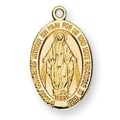 7/8-inch Gold Over Sterling Silver Crucifix | 18-inch Chain
