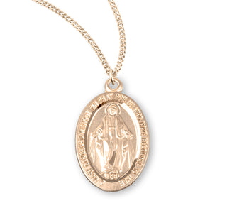 Gold Over Sterling Silver Miraculous Medal 4