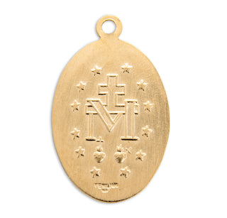 Gold over Sterling Silver Miraculous Medal