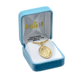 Gold over Sterling Silver Miraculous Medal