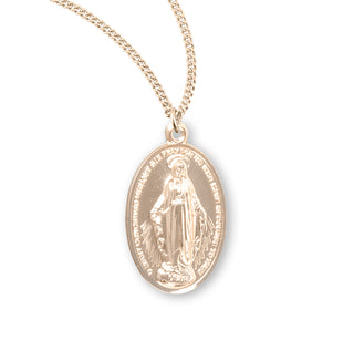 Gold Over Sterling Silver Miraculous Medal 6