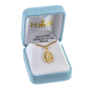 Gold over Sterling Silver Miraculous Medal