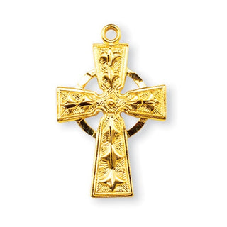 Gold over Sterling Silver Round Shaped Saint Jude Medal