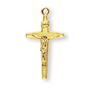 11/16-inch Gold Over Sterling Silver Miraculous and Scapular Center