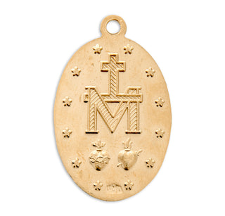 Gold over Sterling Silver Miraculous Medal