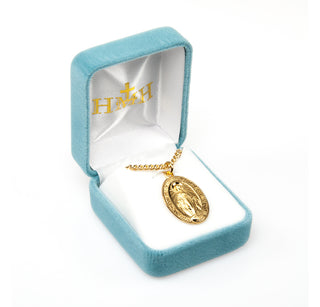 Gold over Sterling Silver Miraculous Medal