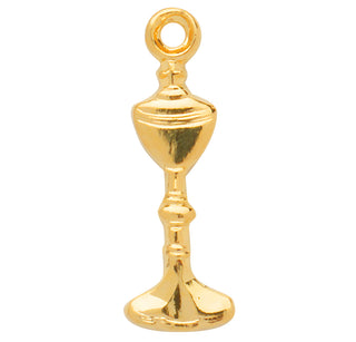 5/8-inch Gold Over Sterling Silver Chalice with 16-inch Chain