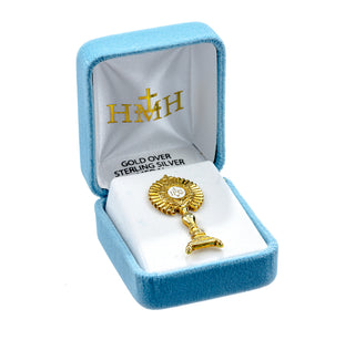 Sterling Monstrance Broach Pin