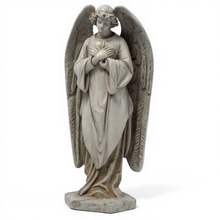 Praying Angel Statue - 18-inch — Antique Stone finish