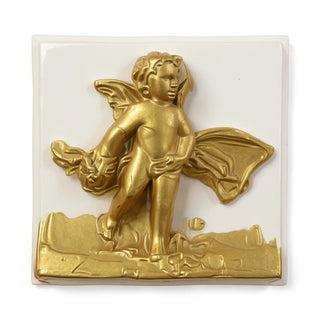 Cherubs of Spring, Set of Two Statue — Antique Gold finish