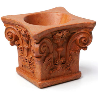 Corinthian Vessel Candleholder — Metro finish