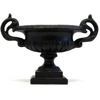 Emen Urn Planter - 18-inch — Dusted Black finish
