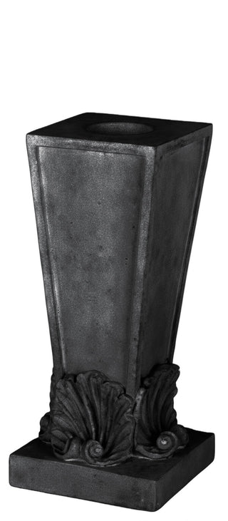 Four Shell Candleholder Statue - 12-inch