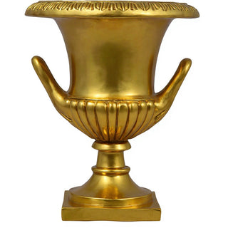 Roma Urn Planter - 20-inch — Deep Gold finish