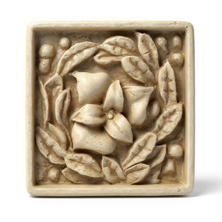 Carnation Remnant with Frame Wall Plaque - 15.75-inch — Museum Terracotta finish