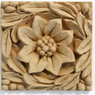 Daisy Remnant Wall Plaque - 12-inch — Dusted Sand finish