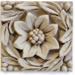 Daisy Remnant Wall Plaque - 12-inch — Museum Terracotta finish