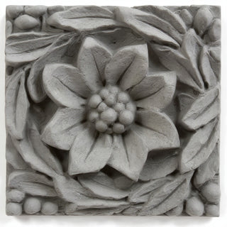 Daisy Remnant Wall Plaque - 12-inch — Old Stone finish