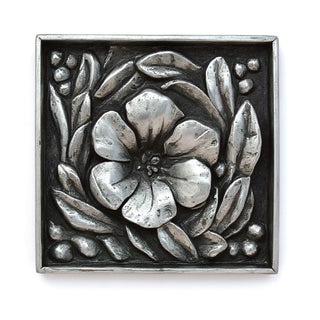 Morning Glory Remnant Wall Plaque - 15.75-inch — Antique Silver finish