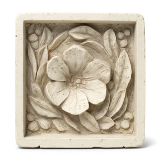 Morning Glory Remnant Wall Plaque - 15.75-inch — Antique White finish