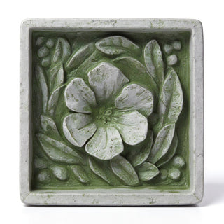 Morning Glory Remnant Wall Plaque - 15.75-inch — Mossy Green finish