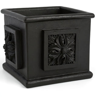 Carlo Square Planter — Iron finish