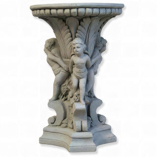 Seton Table Bench - 20-inch — Limestone finish