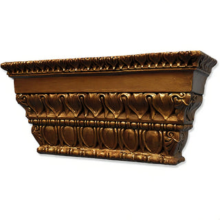 Dart and Egg Bracket — Bronze finish