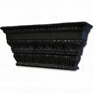 Dart and Egg Bracket — Dusted Black finish