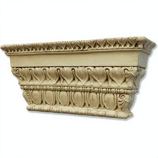 Dart and Egg Bracket — Dusted Sand finish