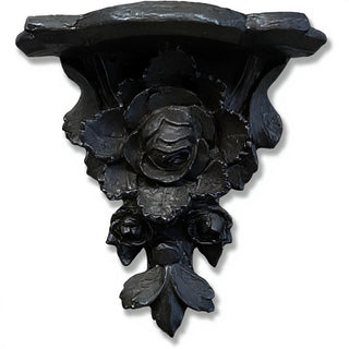 Rose Cluster Bracket Wall Bracket - 10-inch — Iron finish