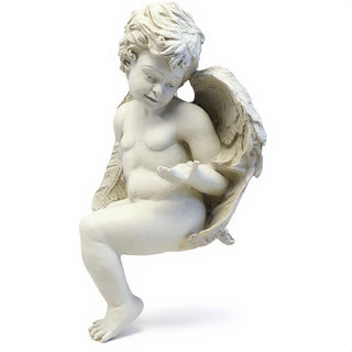 Angelic Innocence Statue - 11-inch - Antique White finish